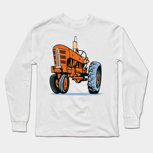 Vintage Farm Tractor Retro Long Sleeve T-Shirt